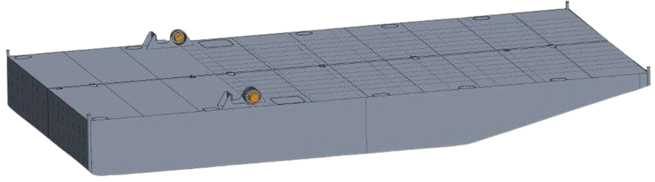 DB-242 — Steel Work Pontoon with spuds