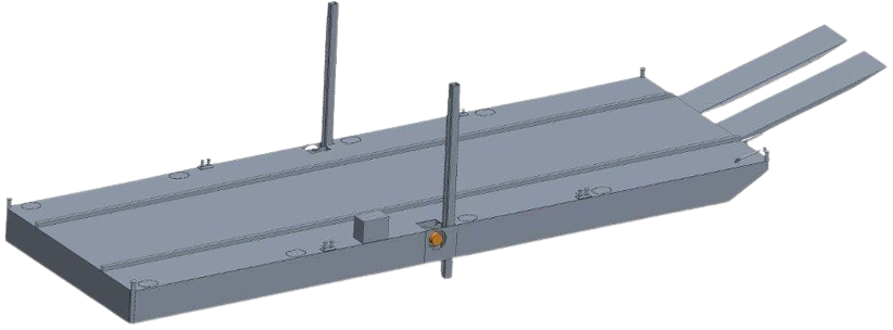 DB-251 — Steel Work Pontoon with spuds