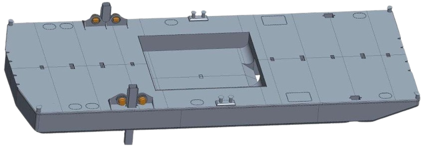 DBC-251 — Excavator Barge with Bin Walls